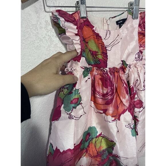 Baby Gap Baby Girls Floral Dress Holiday Bubble Size 18 - 24 Months 2T Party - Picture 3 of 8